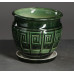 Горшок керамика Меандр №1 10 л, 27х25 см, зеленый