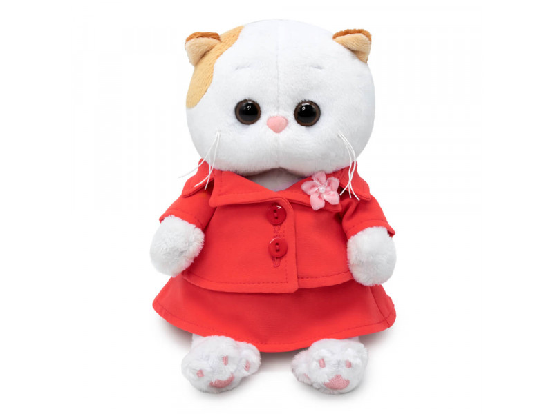 Кошечка Ли-ли BABY в коралловом костюмчике 20 см LB-121