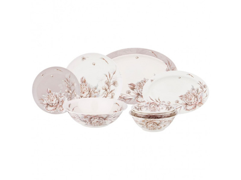 Сервиз столовый на 6 пер. lefard White flower  23 пр. фарфор 415-2240