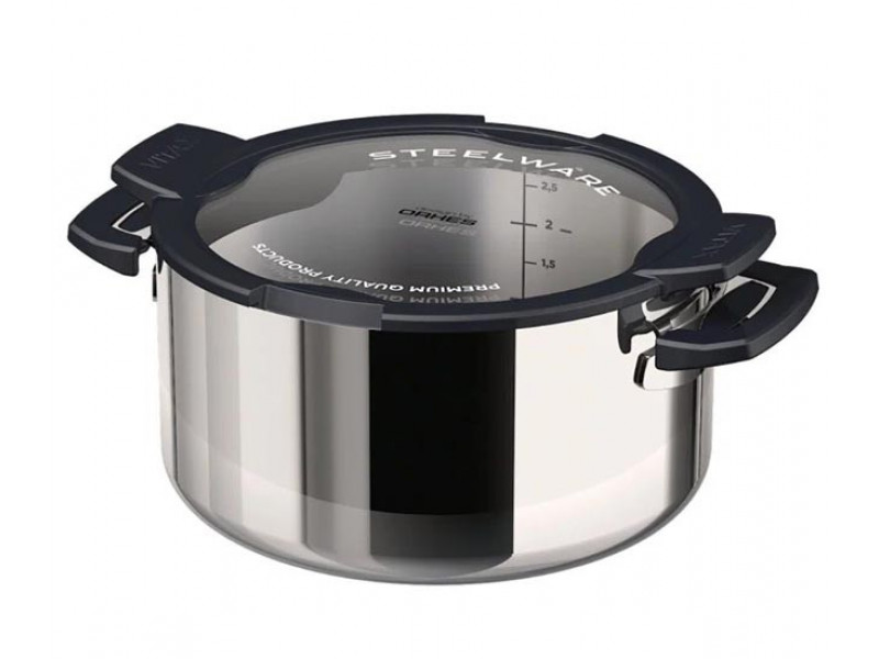 Кастрюля из нержавеющей стали 2,9 л Vitax Compact Chef
