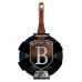 Сковорода алюминий, 24 см, с антипригарным покрытием, Berlinger Haus Rosegold Noir Metallic Line