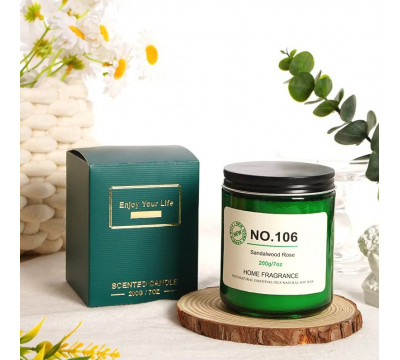Ароматическая соевая свеча в банке NO. 106 Sandalwood Rose 200 г