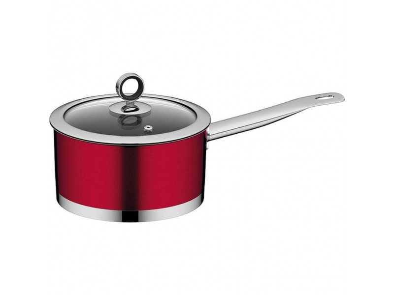 Ковш со стеклянной крышкой 16 см/1,6л NADOBA CERVENA - 726514