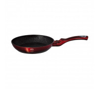 Сковорода алюминий, 20 см, с антипригарным покрытием, Berlinger Haus Black-burgundy Metallic Line 1620N-BH