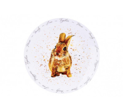 Тарелка десертная фарфор Quinsberry Rabbit 19см, круглая YQ2040