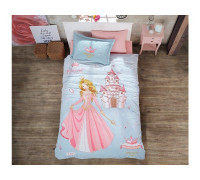 Постельное белье ранфорс Clasy CROWN PINK V1 Подростковое (1,5 сп) - PB0954-S