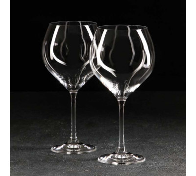 Набор бокалов для вина 650 мл Bohemia Crystal София, 2 шт стекло 5225649
