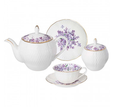 Чайный сервиз Lefard Lilac на 6 персон (14 предм.)...