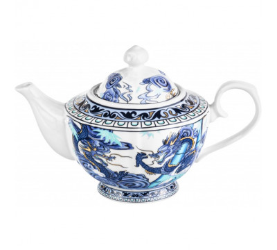 Чайник заварочный Elan Gallery Китайский Дракон, 1 л, фарфор в подарочной упаковке